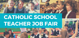 Catholic School Job Fair collage of students