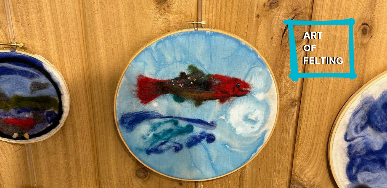 Shaping Young Minds in Northern British Columbia Join the Vibrant Community of Alvin A. McKay Elementary School in Laxgalts'ap, Nisga'a Nation - Art of Felting photo of the kids pieces